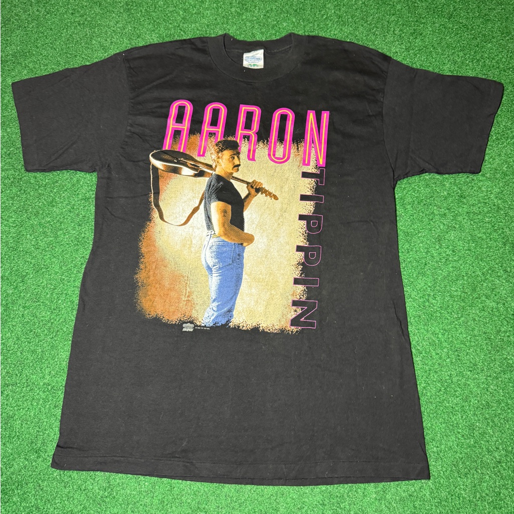 90s 1994 Aaron Tippin Vintage TShirt Rare Country Music Legend Billy Ray Cyrus